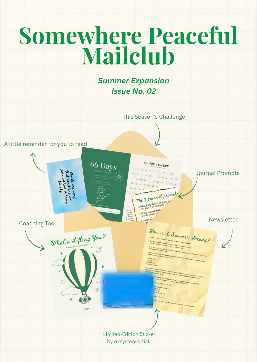 Somewhere Peaceful Mail Club : Summer Expansion Issue No. 02